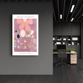 Wallity Pintura Decorativa de Vidrio Templado Multicolor 46 x 72 cm